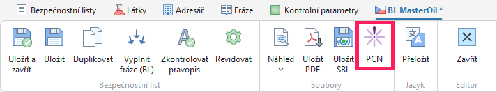 Tlačítko PCN