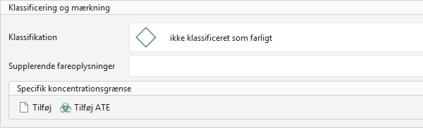 Klassificering og mærkning