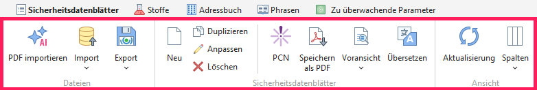 Schaltfläche „Neu“
