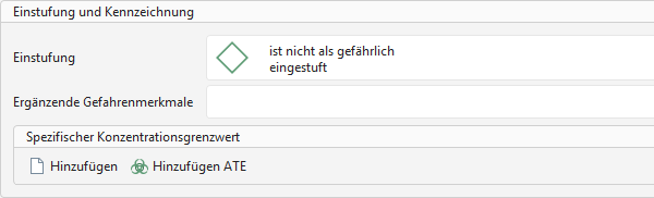 Einstufung und Kennzeichnung