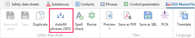 Populate phrases