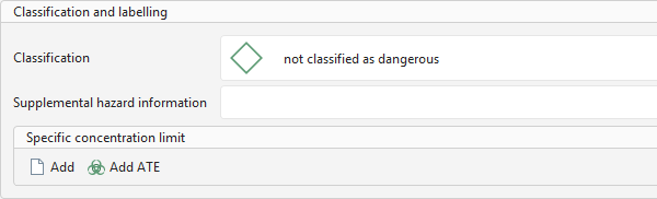 Classification and labelling