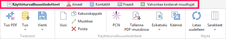 Välilehdet