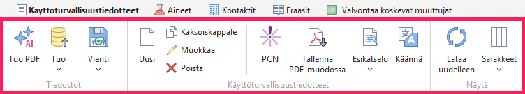 Uusi-painike