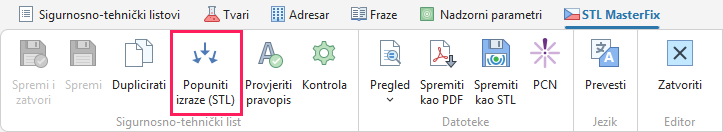 Ispunjavanje izraza