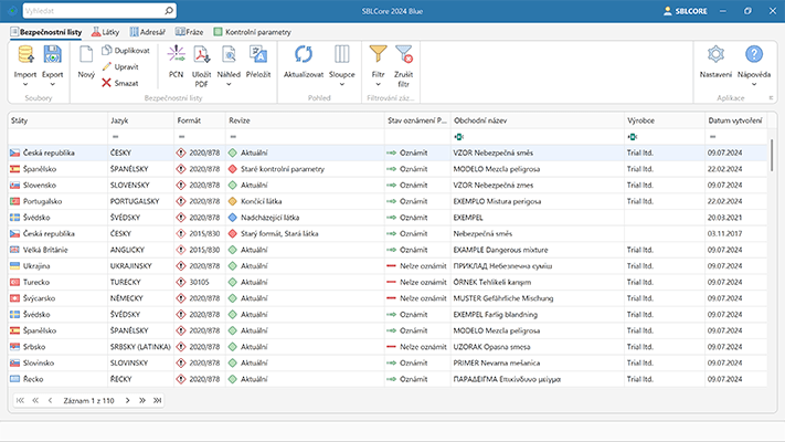 Bezpečnostní listy