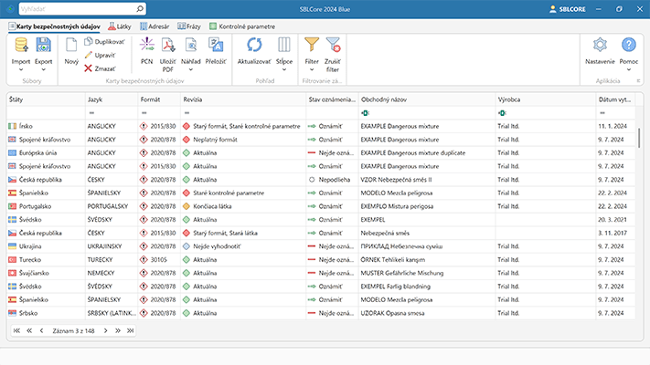 Karty bezpečnostných údajov