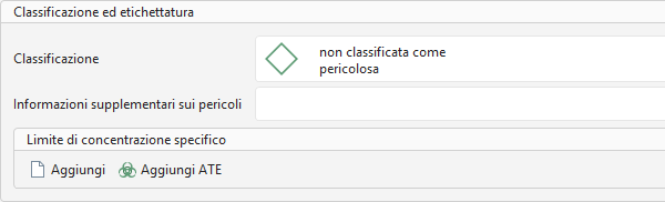 Classificazione ed etichettatura
