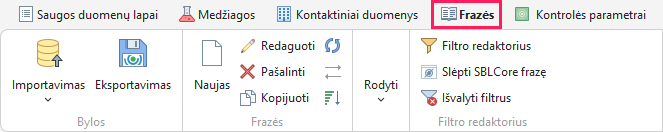 Frazės skirtukas