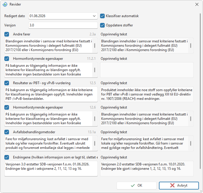 Automatisk oppdatering