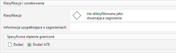 Klasyfikacja i oznakowanie