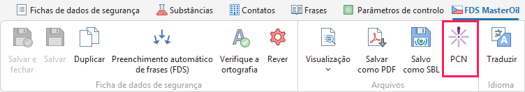 Botão PCN