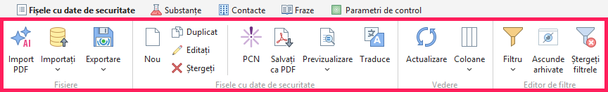 Butonul Nou