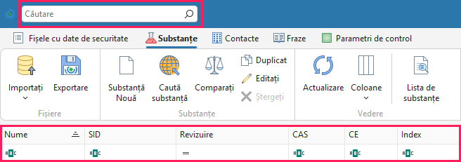 Căutarea substanței