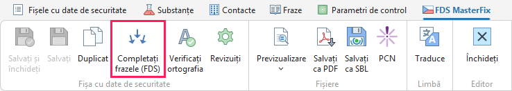 Completarea frazelor