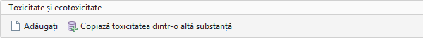 Toxicitate și ecotoxicitate