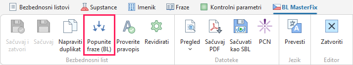Popunjavanje fraza