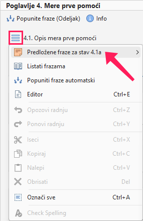 Predložene fraze
