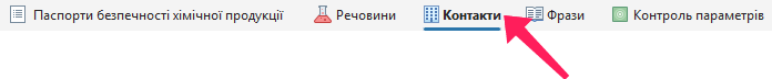 Карта Контакти